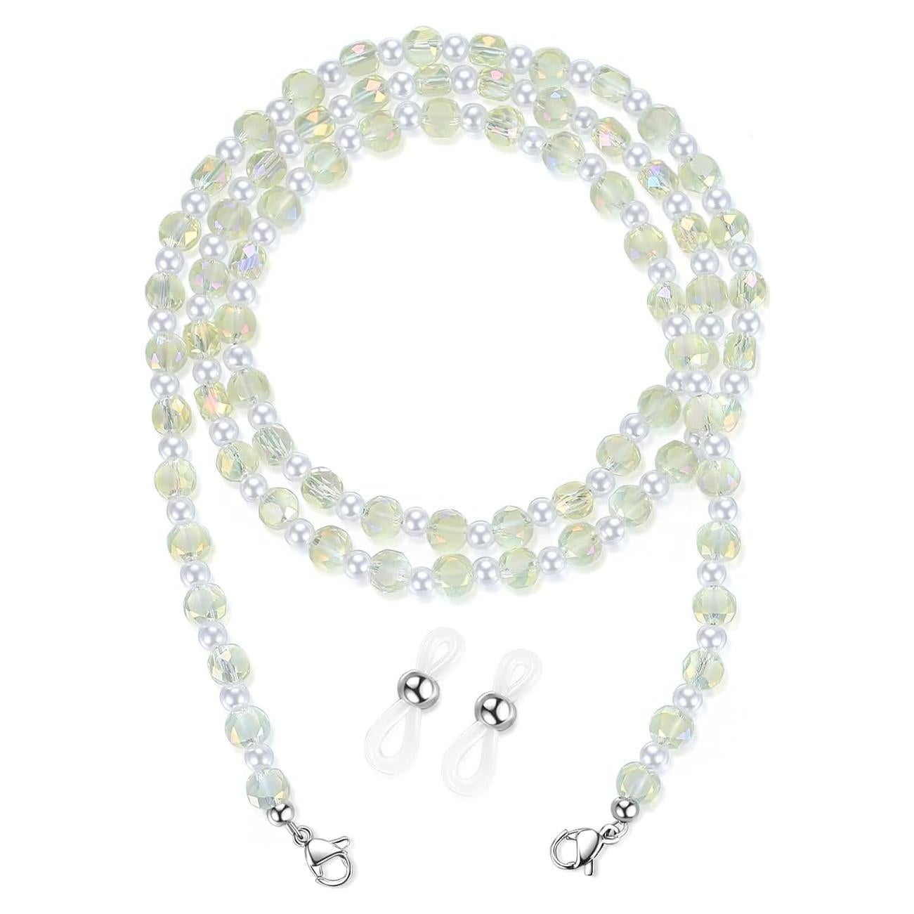 Cadena de Gafas REVEMCN Amarilla 76 cm para Mascarillas