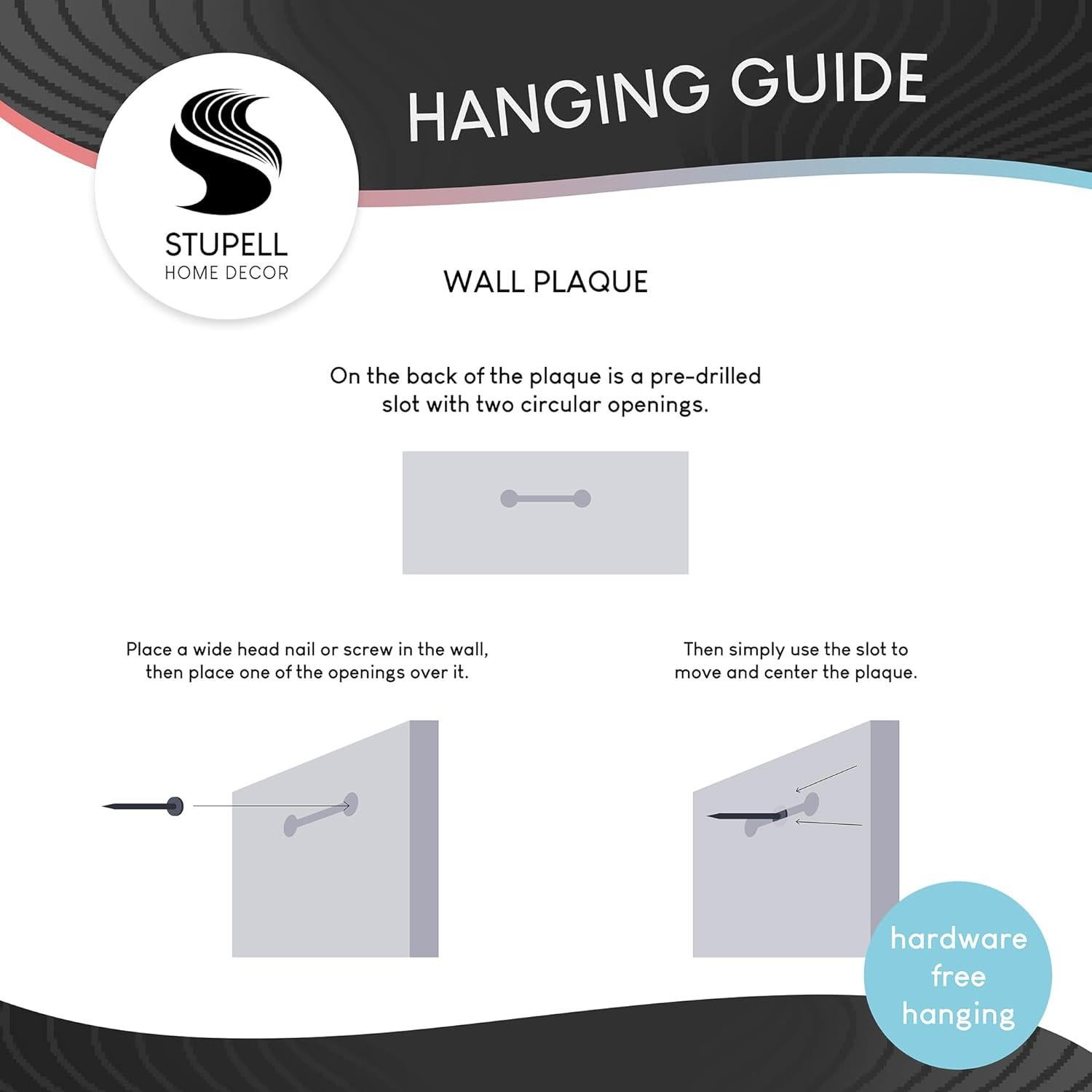 Placa de Pared Unicornio Stupell Industries 38.1x25.4cm