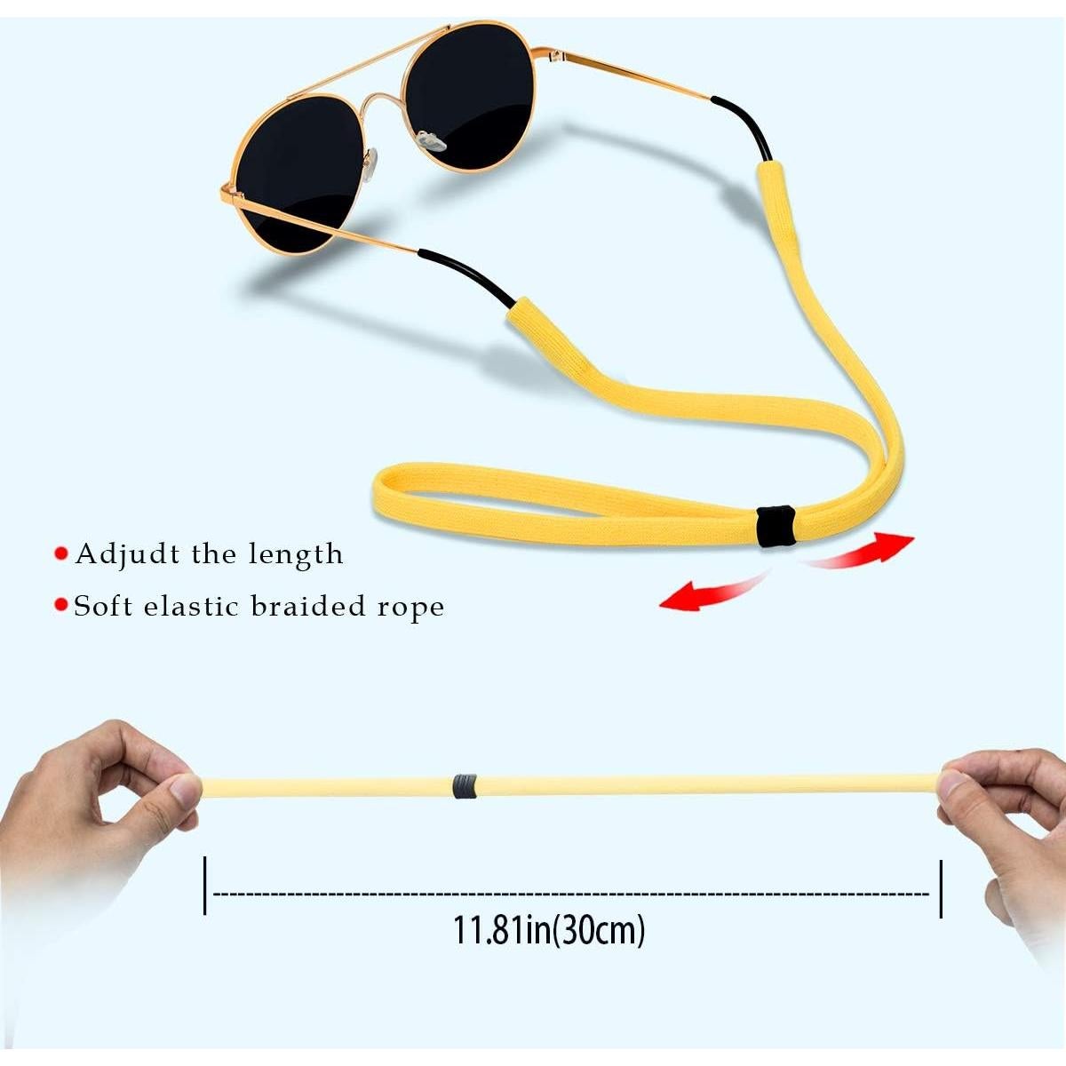 Correa para Gafas Half Crescen Paquete de 6 Colores