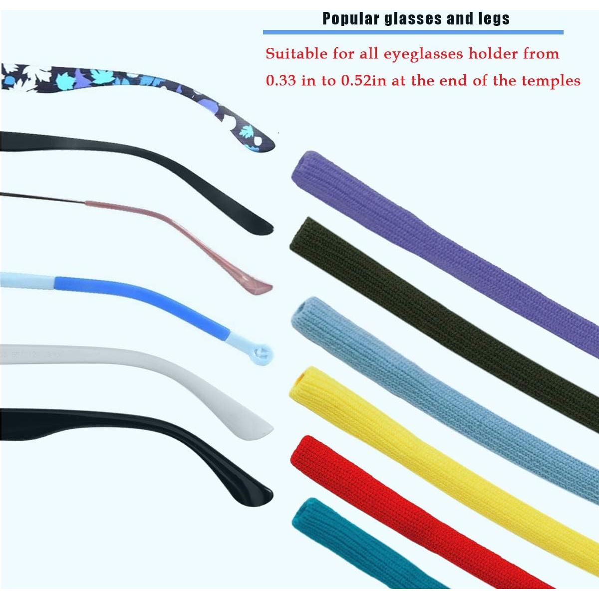 Correa para Gafas Half Crescen Paquete de 6 Colores