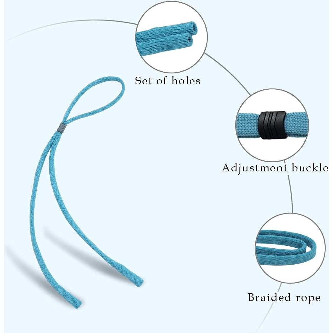 Correa para Gafas Deportivas - 6 Colores Ajustables