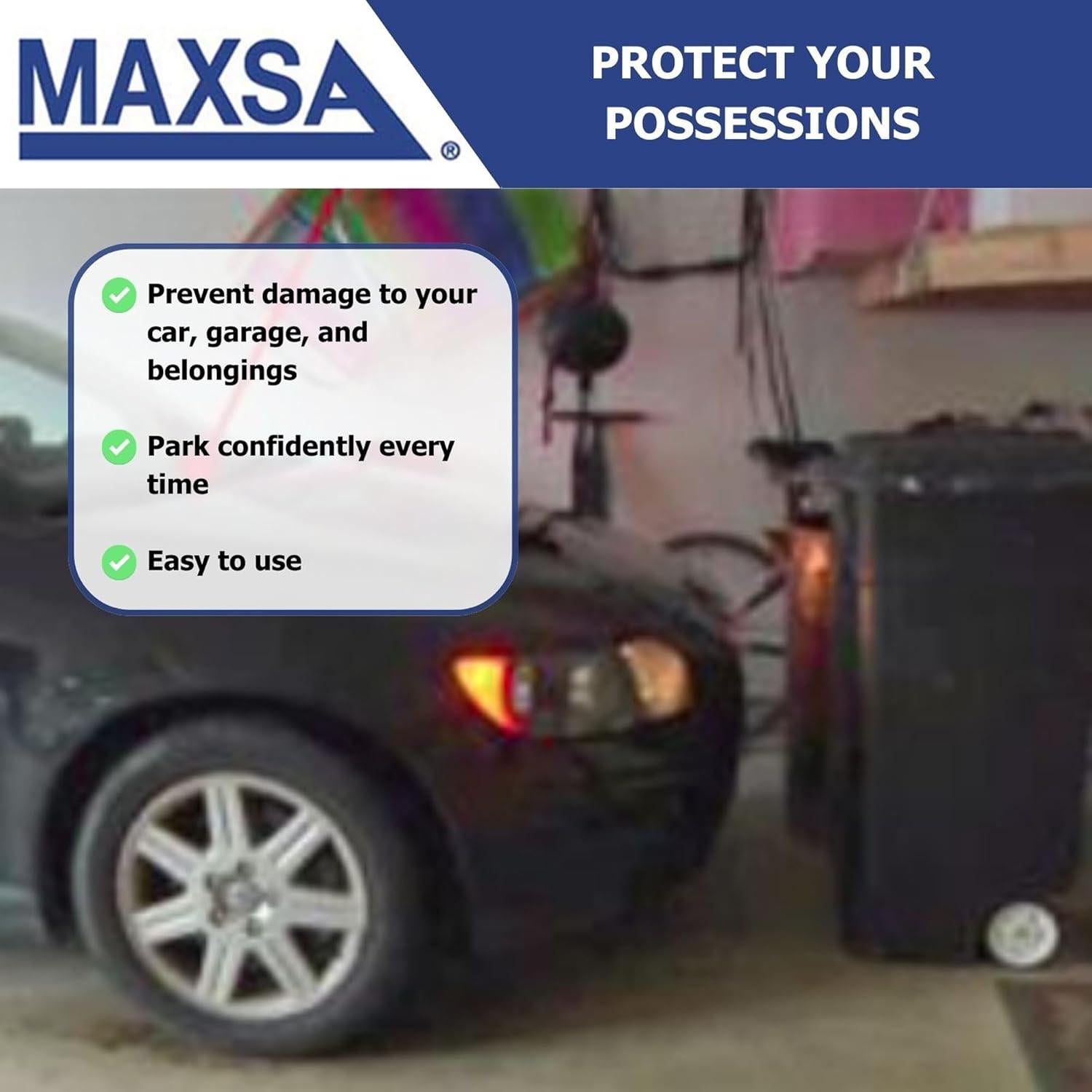 Guía de Estacionamiento Doble Láser Maxsa 37312 Plata