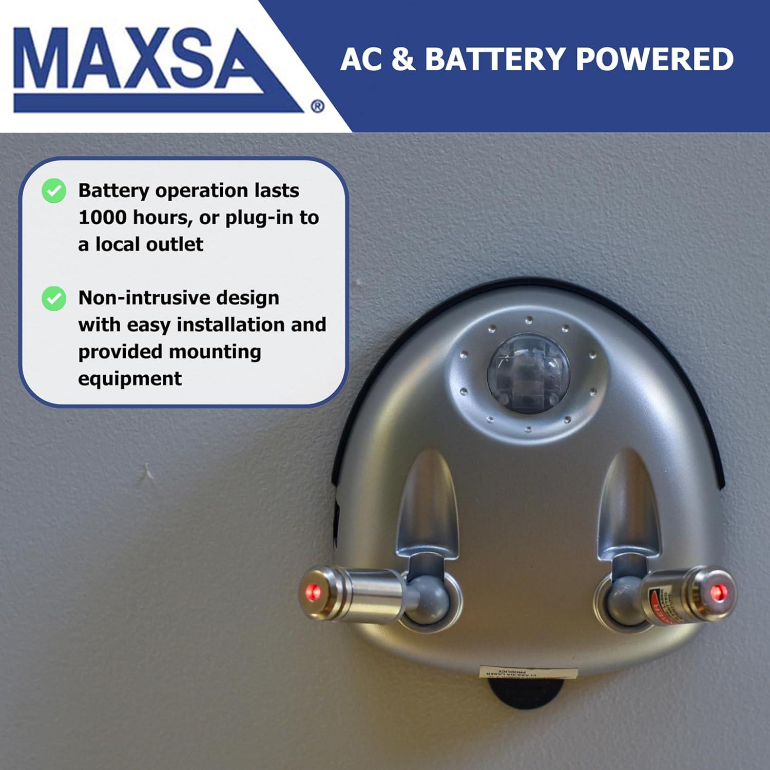 Guía de Estacionamiento Doble Láser Maxsa 37312 Plata