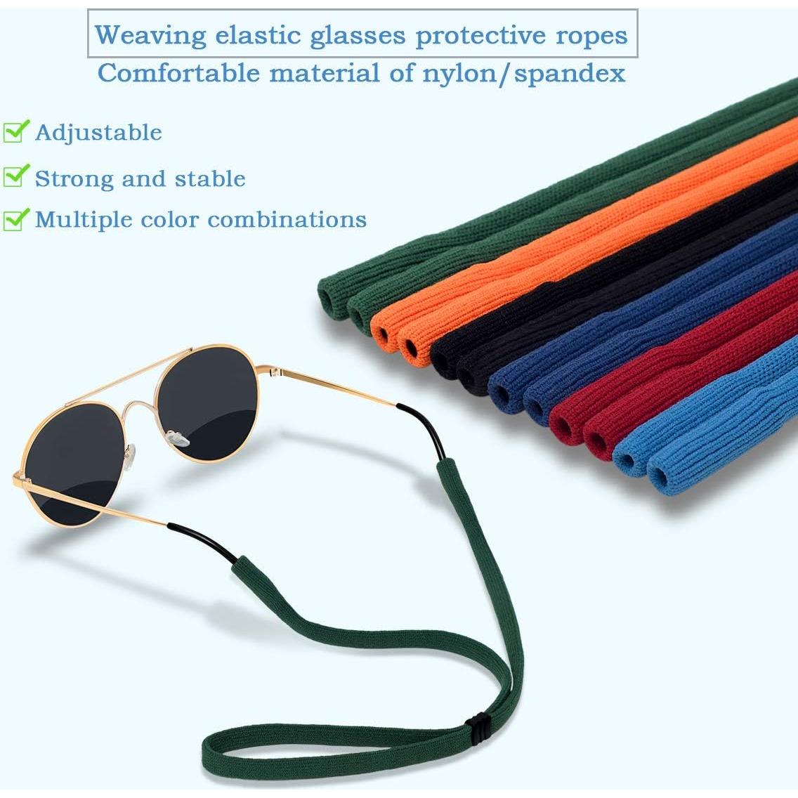 Correa Retenedor de Gafas Half Crescen - Paquete de 6 Colores