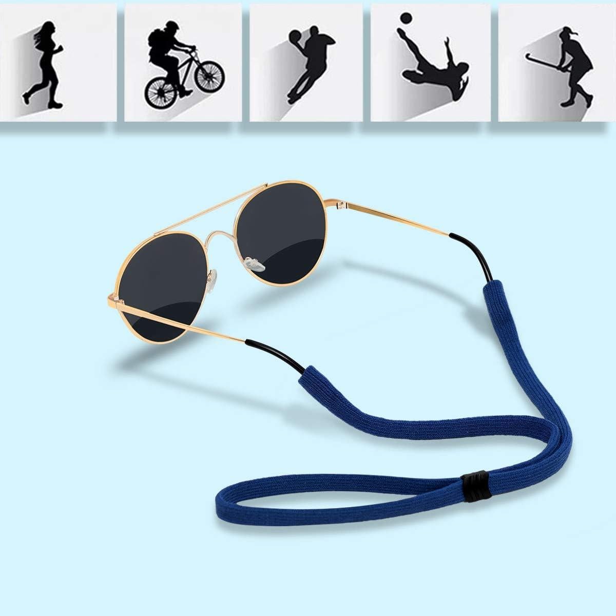 Correa Retenedor de Gafas Half Crescen - Paquete de 6 Colores