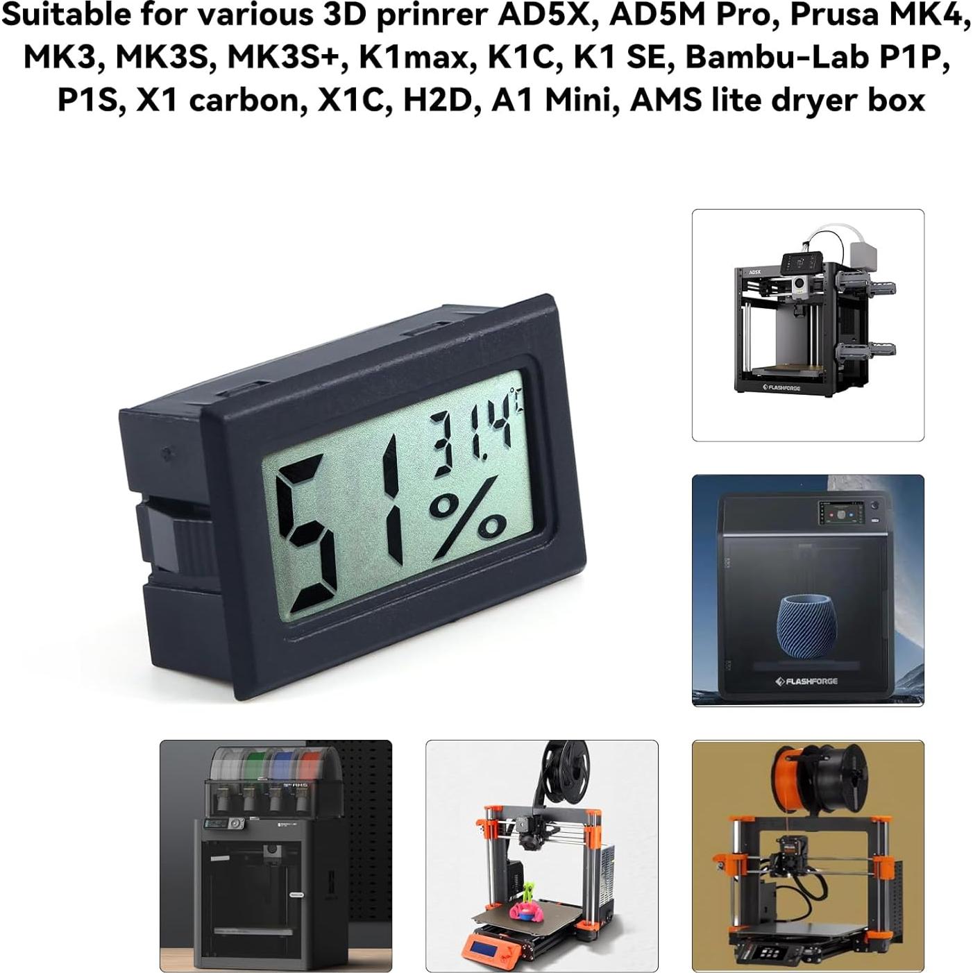 Monitor de Temperatura y Humedad FYSETC para Impresora 3D