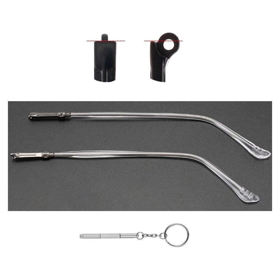 Piernas de Repuesto Janky para Gafas Metal 140mm Negro