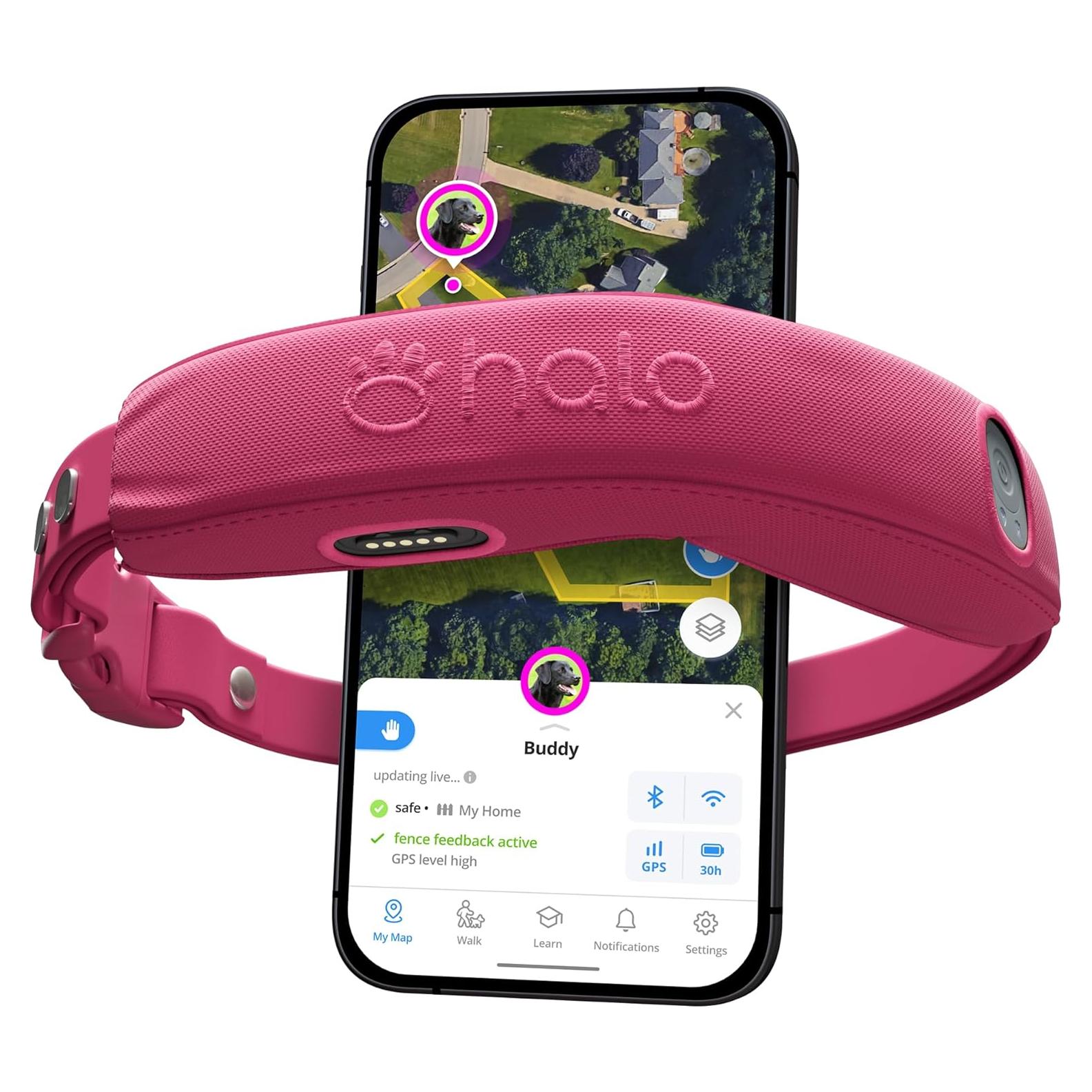 Halo Collar 4 GPS para Perros - Collar Inalámbrico Impermeable