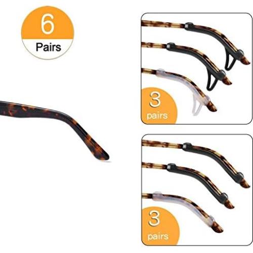 Agarres para Gafas TOPOPTIC 6 Pares Antideslizantes