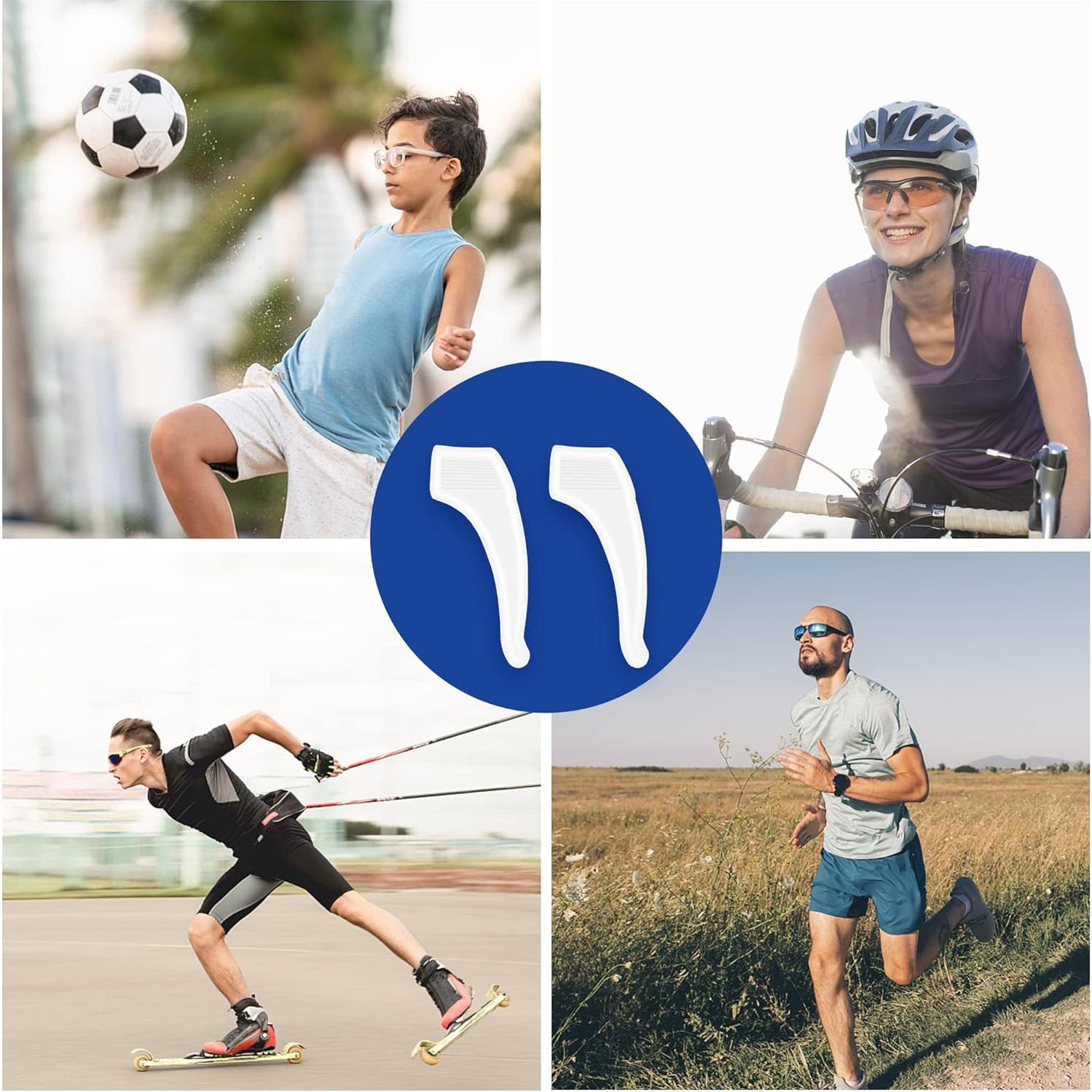 Ganchos Antideslizantes para Gafas de Oído - Silicona 12 Pzas