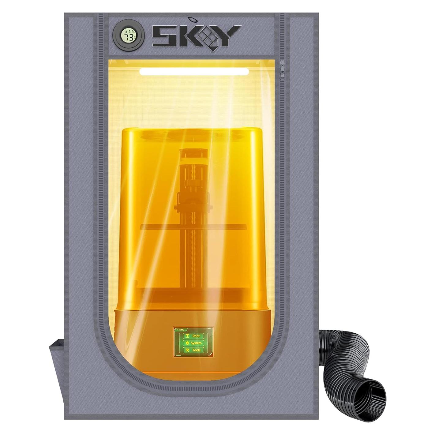 Carpa Enclosure para Impresora 3D Skouphy 61x46x46cm Gris