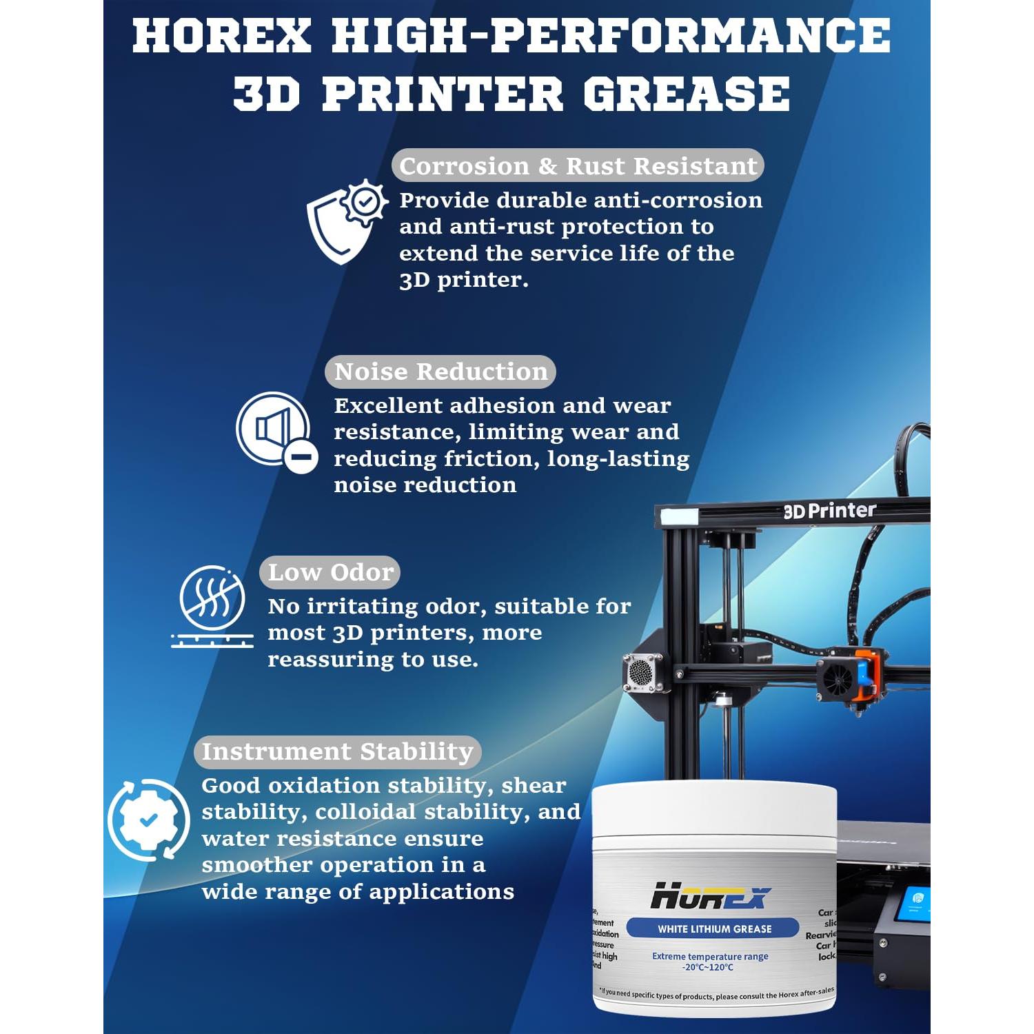 Grasa de Litio Horex 50g para Impresoras 3D y CNC