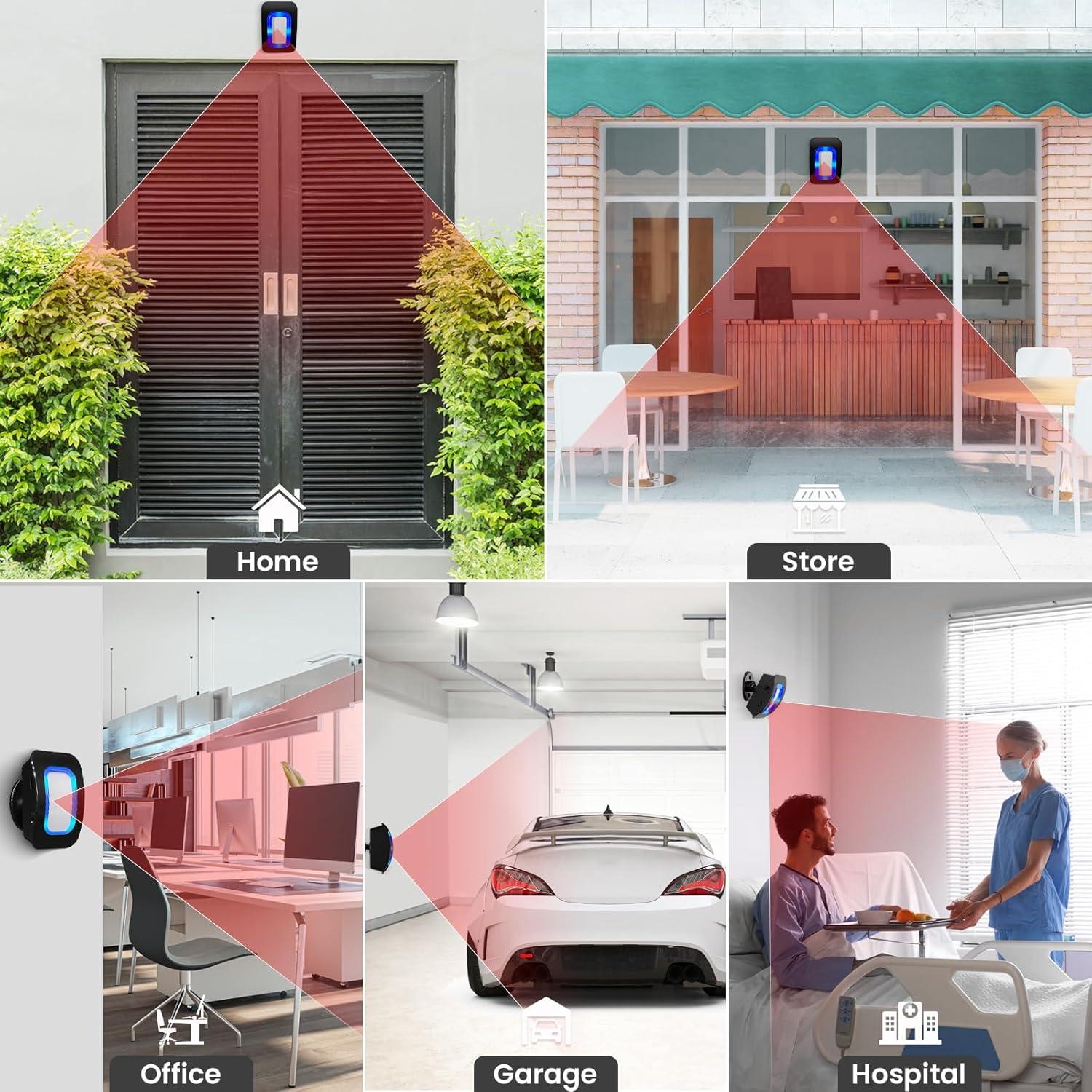 Sensor de Movimiento Inalámbrico COTINSE FX-B26 500m