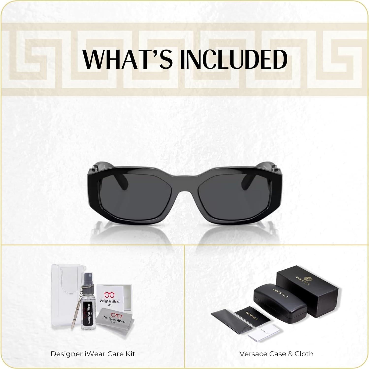 Gafas de sol Versace VE4361 con protección UV y kit de cuidado
