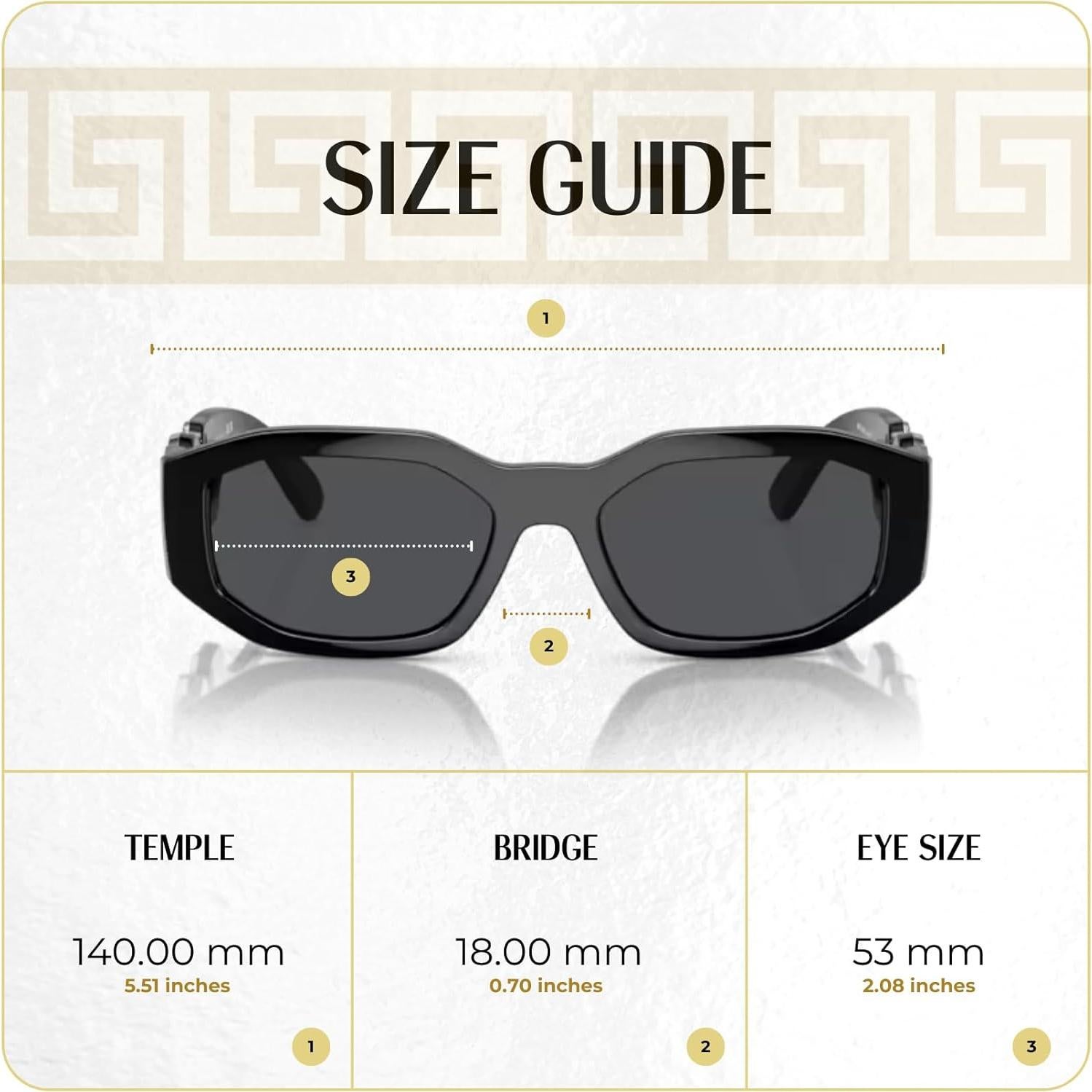 Gafas de sol Versace VE4361 con protección UV y kit de cuidado