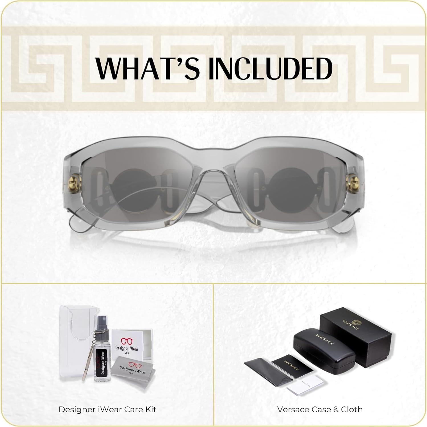 Gafas de sol Versace VE4361 con lentes espejo y kit iWear