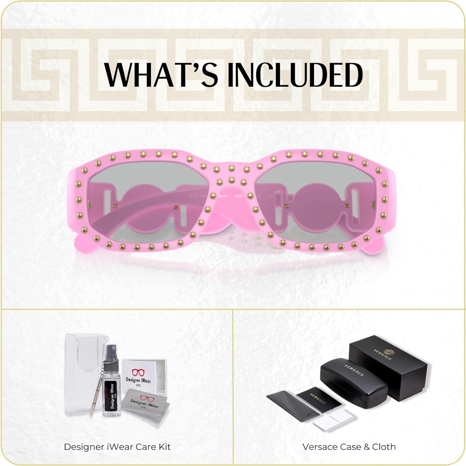 Gafas de sol Versace VE4361 con kit iWear - Rosa/Gris claro