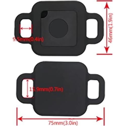 Soporte para Collar de Gato Tile Pro - Funda Silicona Negra