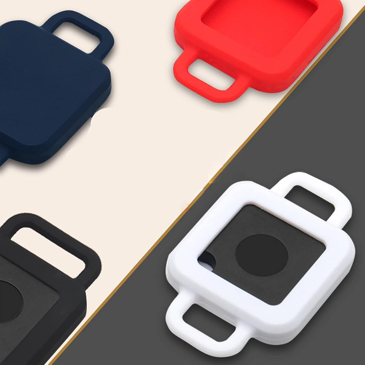 Soporte para Collar de Gato Tile Pro - Funda Silicona Negra