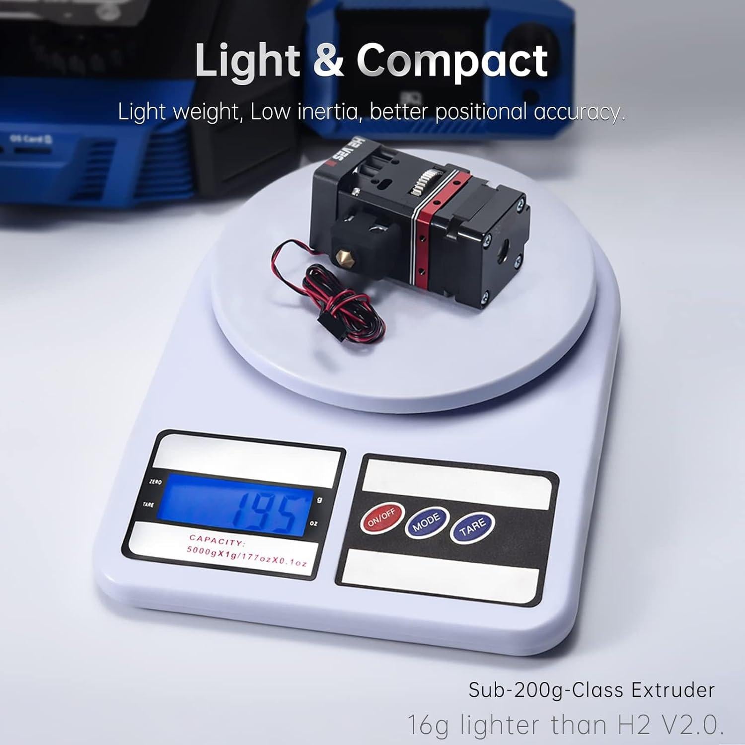 Extrusor Directo BIQU H2 V2S 1.75mm Doble Engranaje 209g