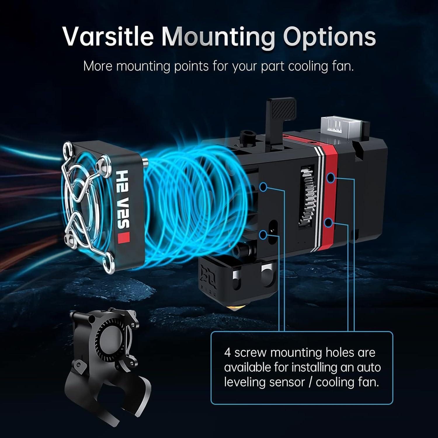 Extrusor Directo BIQU H2 V2S 1.75mm Doble Engranaje 209g