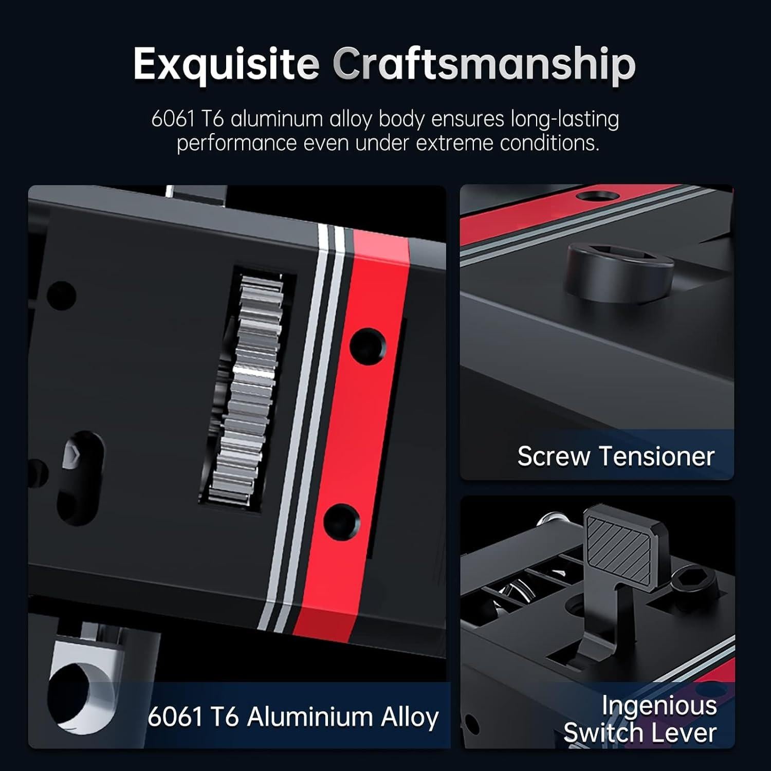 Extrusor Directo BIQU H2 V2S 1.75mm Doble Engranaje 209g