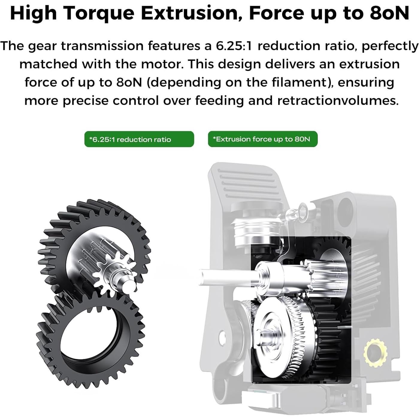 Extrusora Creality Hi Original para Impresora 3D Doble Engranaje