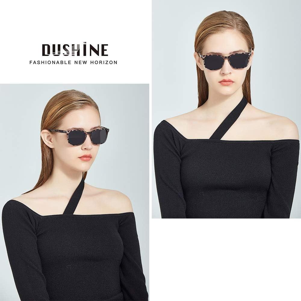 Gafas de Sol Polarizadas DUSHINE UV400 Estilo Retro para Mujeres