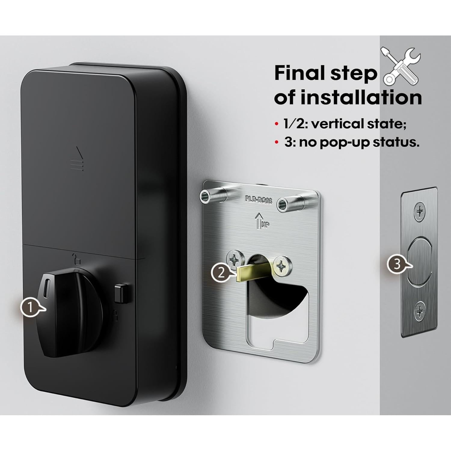 Cerradura WiFi Chautday WIFI04 con teclado y control remoto