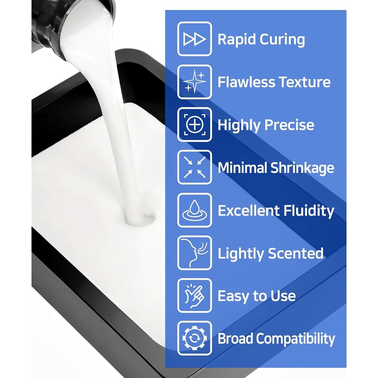 Resina 3D SuperRigid 500g 6.0GPa Cerámica 3DMaterials