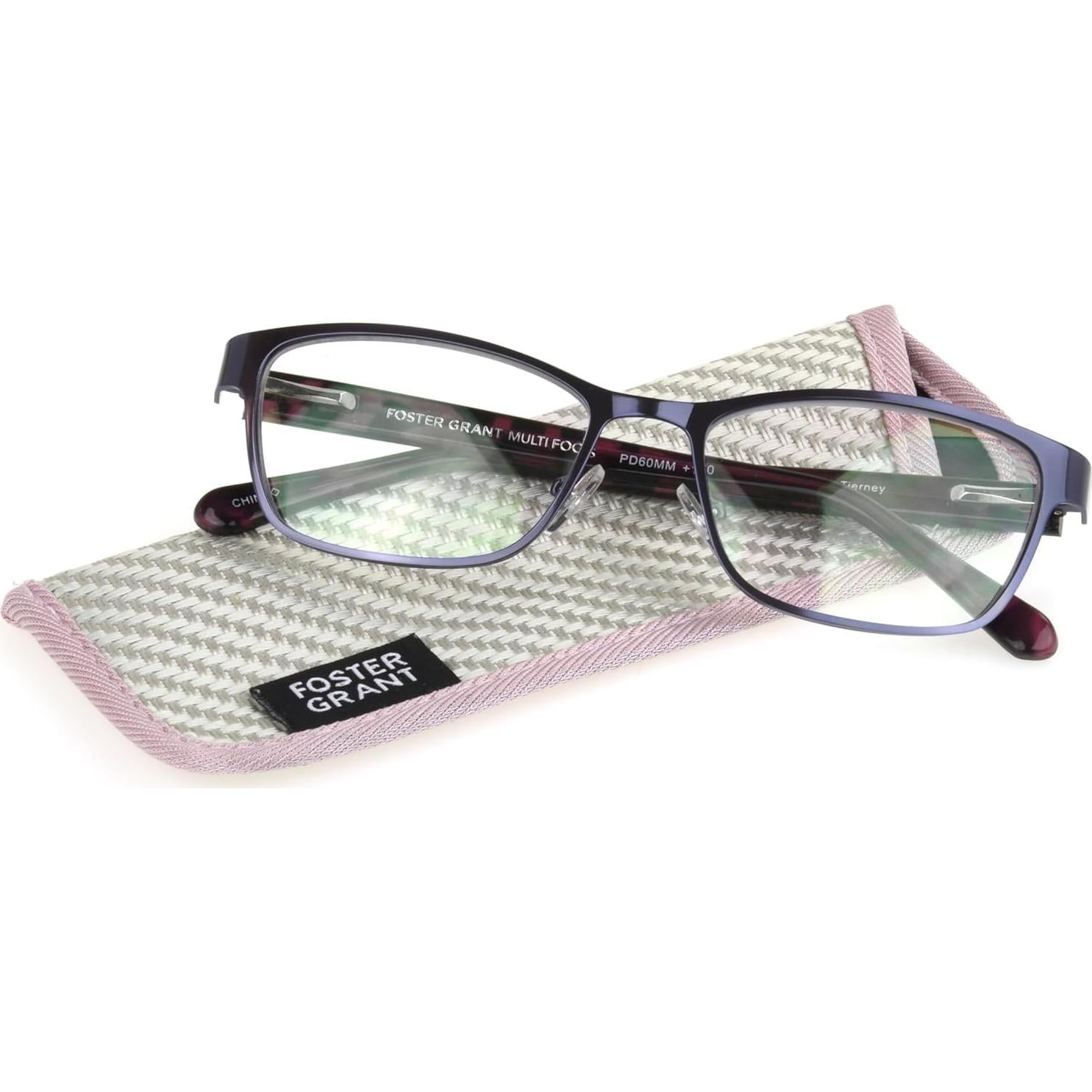 Gafas de lectura multifocal Foster Grant Tierney púrpura