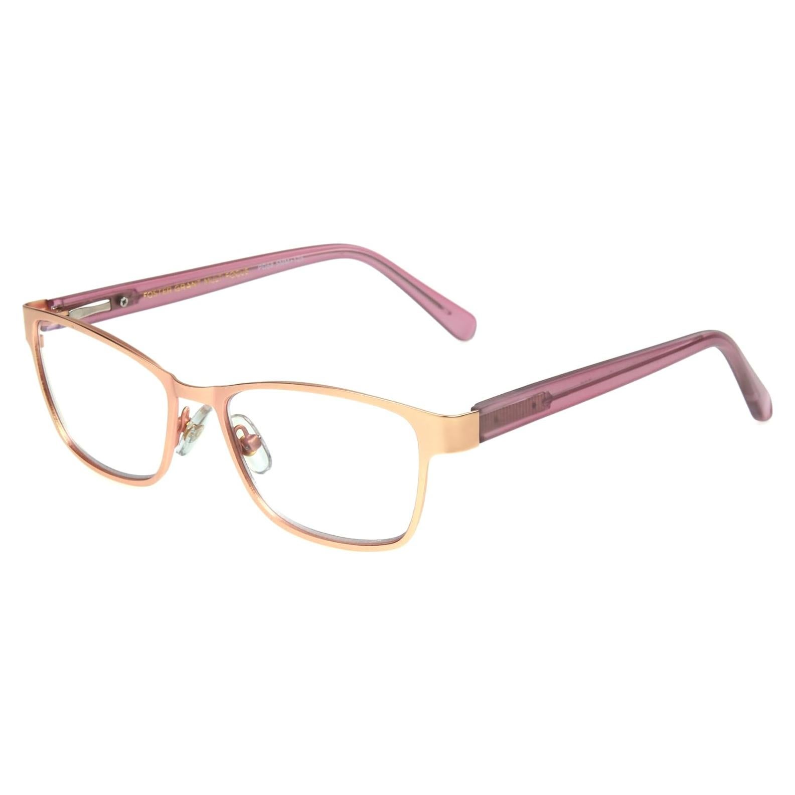 Gafas de lectura multifocal Foster Grant Tierney 1.5x oro rosa