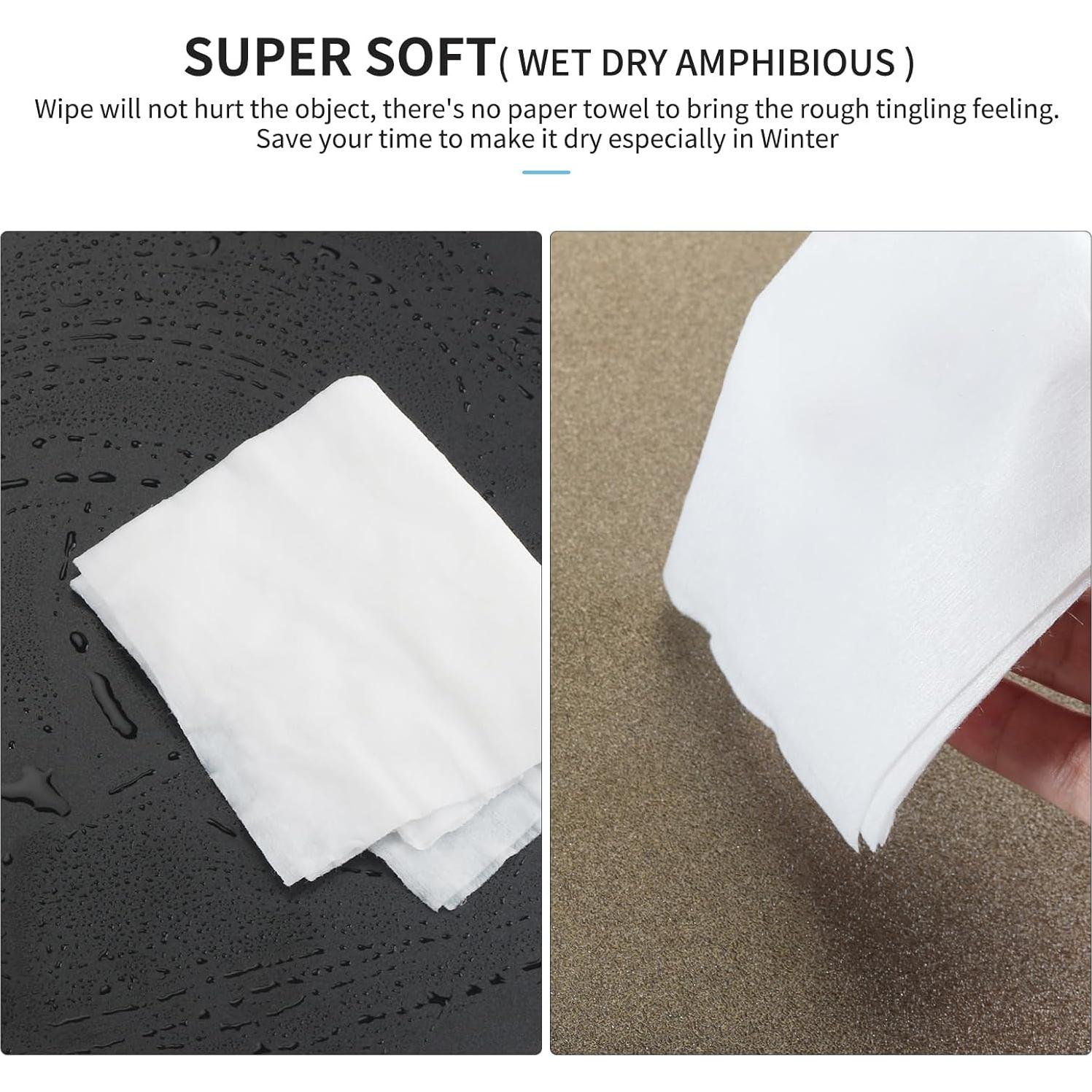 Toallitas de Limpieza 3D FYSETC - 100 Unidades 20x15cm Algodón