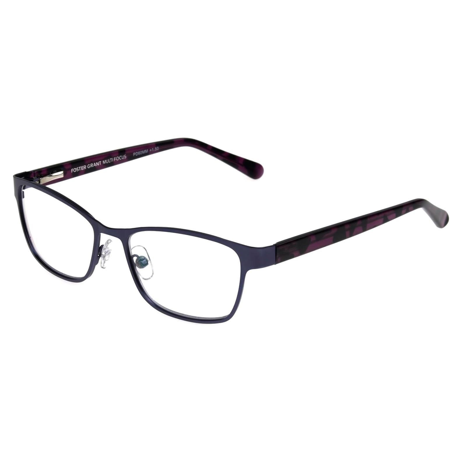 Gafas de lectura multifocal Foster Grant Tierney 2.5x púrpura