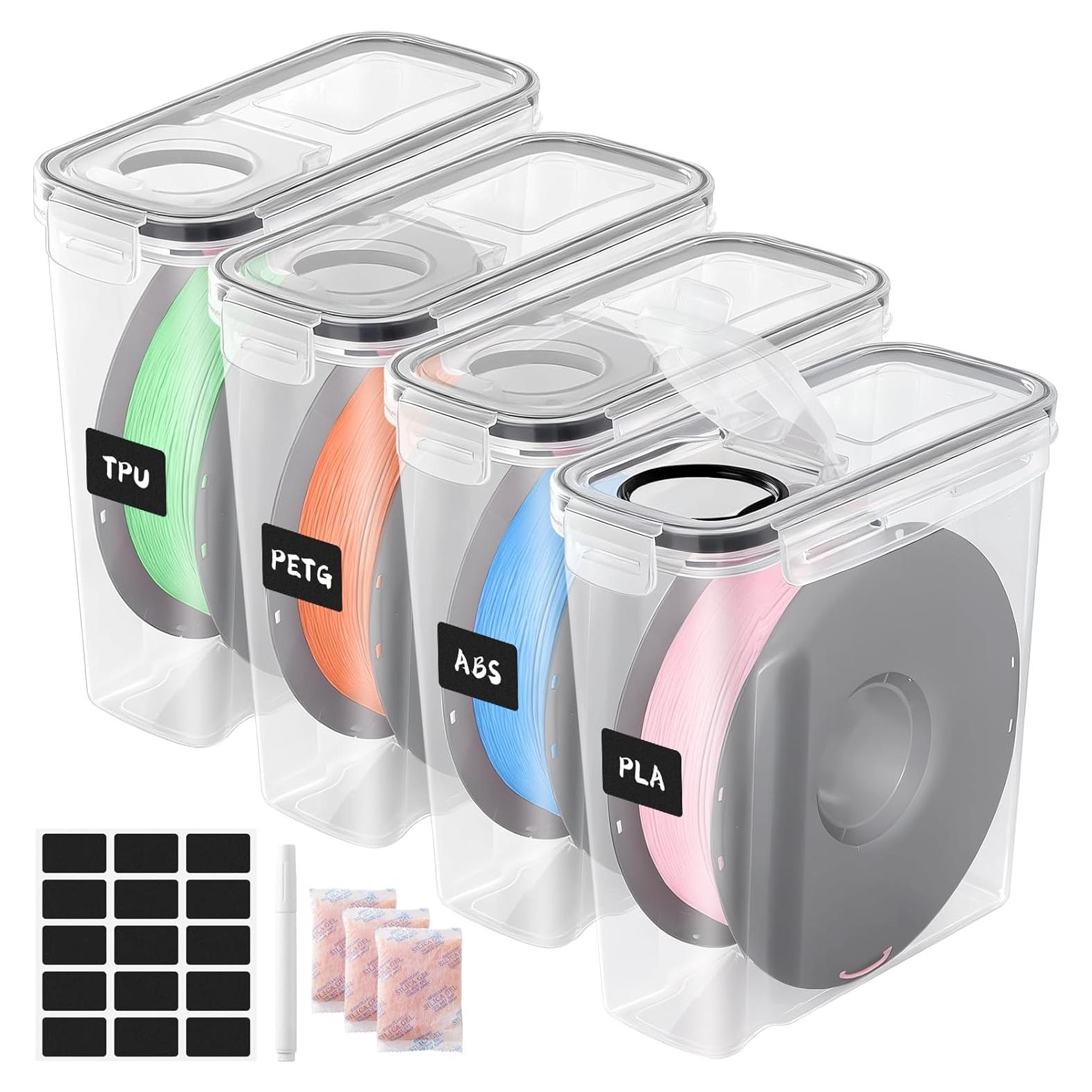 Caja de Almacenamiento de Filamento Rolheit 4L - Paquete de 4