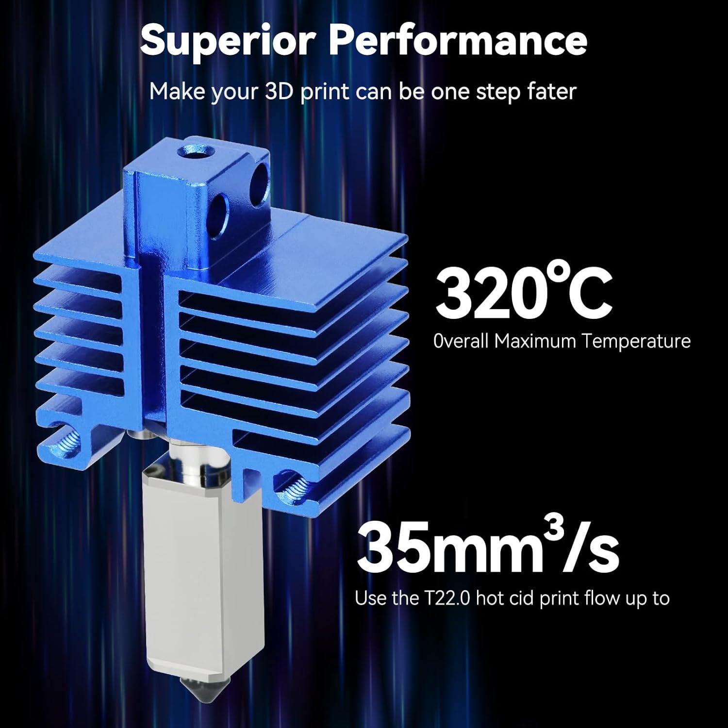 Kit de Hotend TZ2.0 Olzzdda para Impresora 3D Bambu Lab