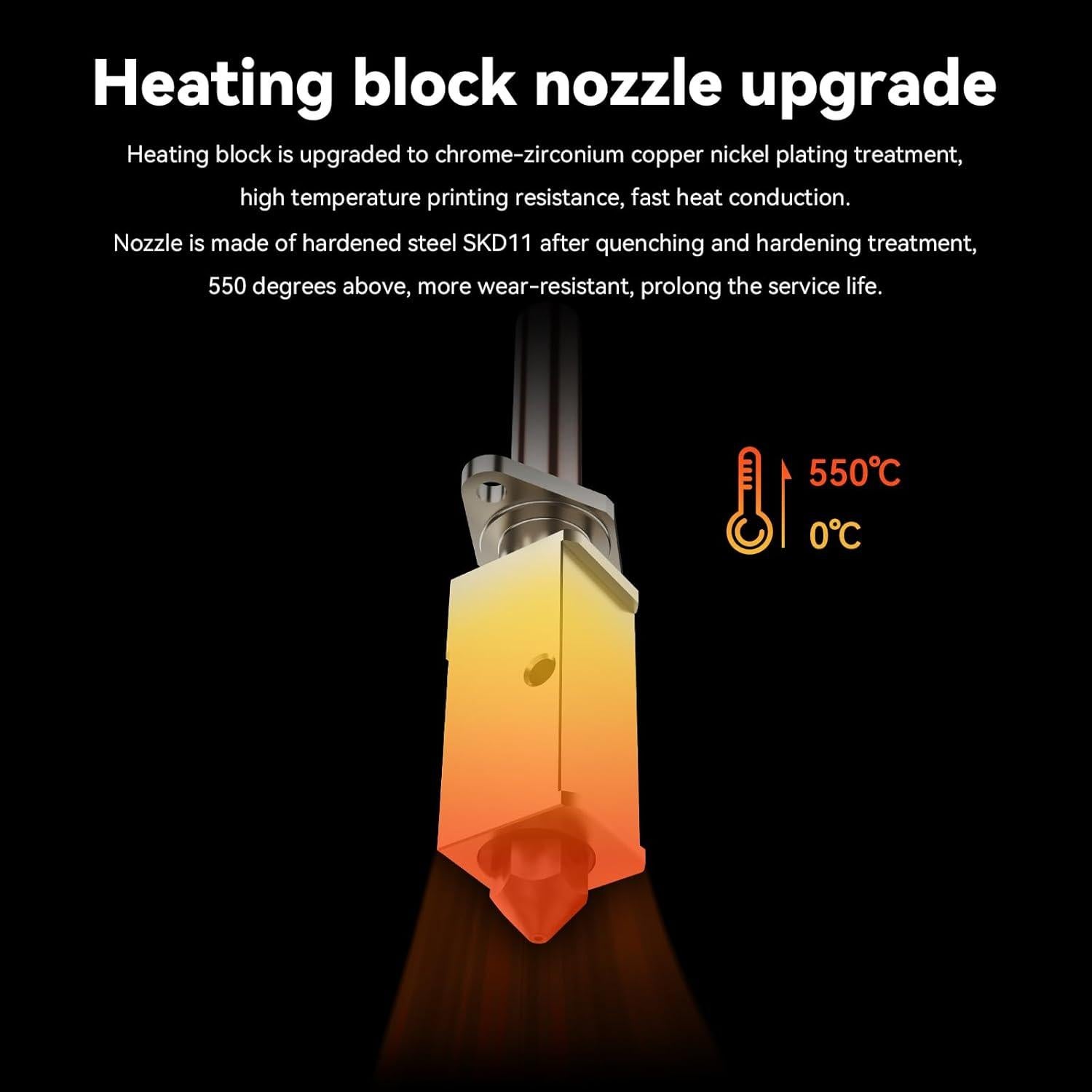 Kit de Hotend TZ2.0 Olzzdda para Impresora 3D Bambu Lab