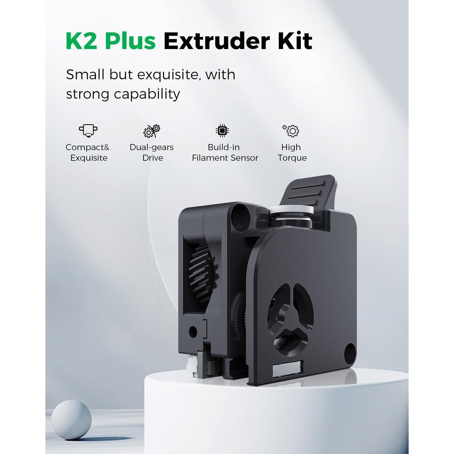 Kit Extrusora K2 Creality 3D Directa 80N 1.75mm Compacta