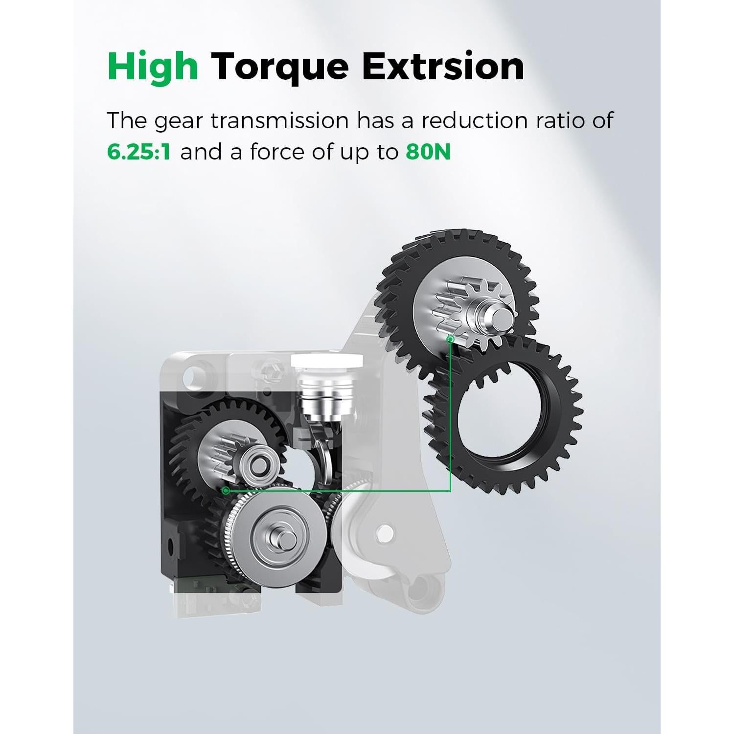 Kit Extrusora K2 Creality 3D Directa 80N 1.75mm Compacta