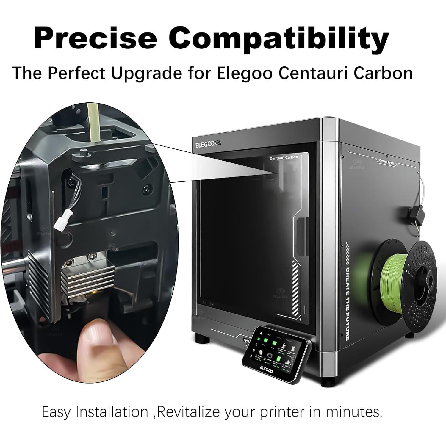 Kit de 2 Hotend 0.4mm Sahvaim para Impresora 3D Centauri Carbon