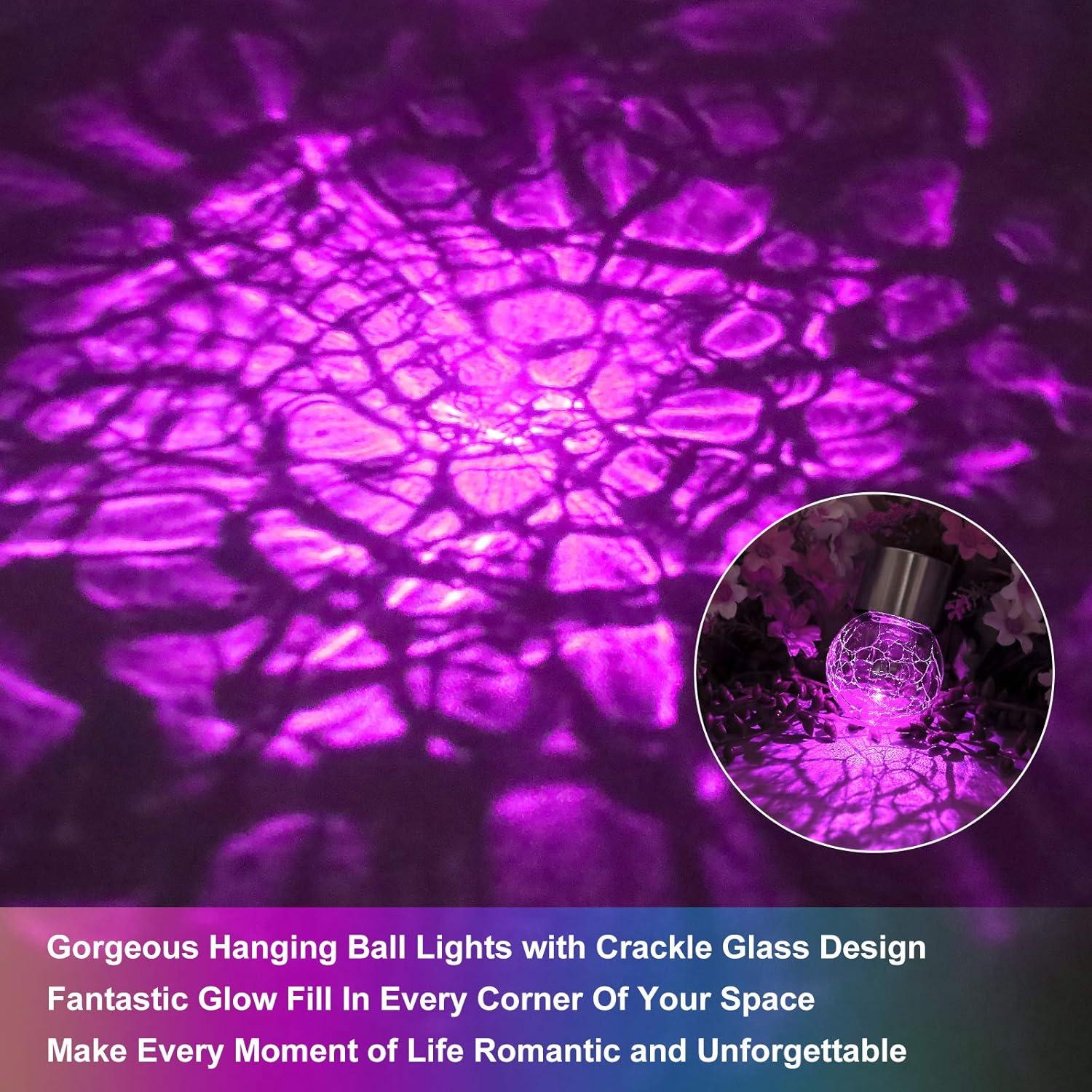 Luces Solares Colgantes Bosceos 12 Pack LED Multicolor