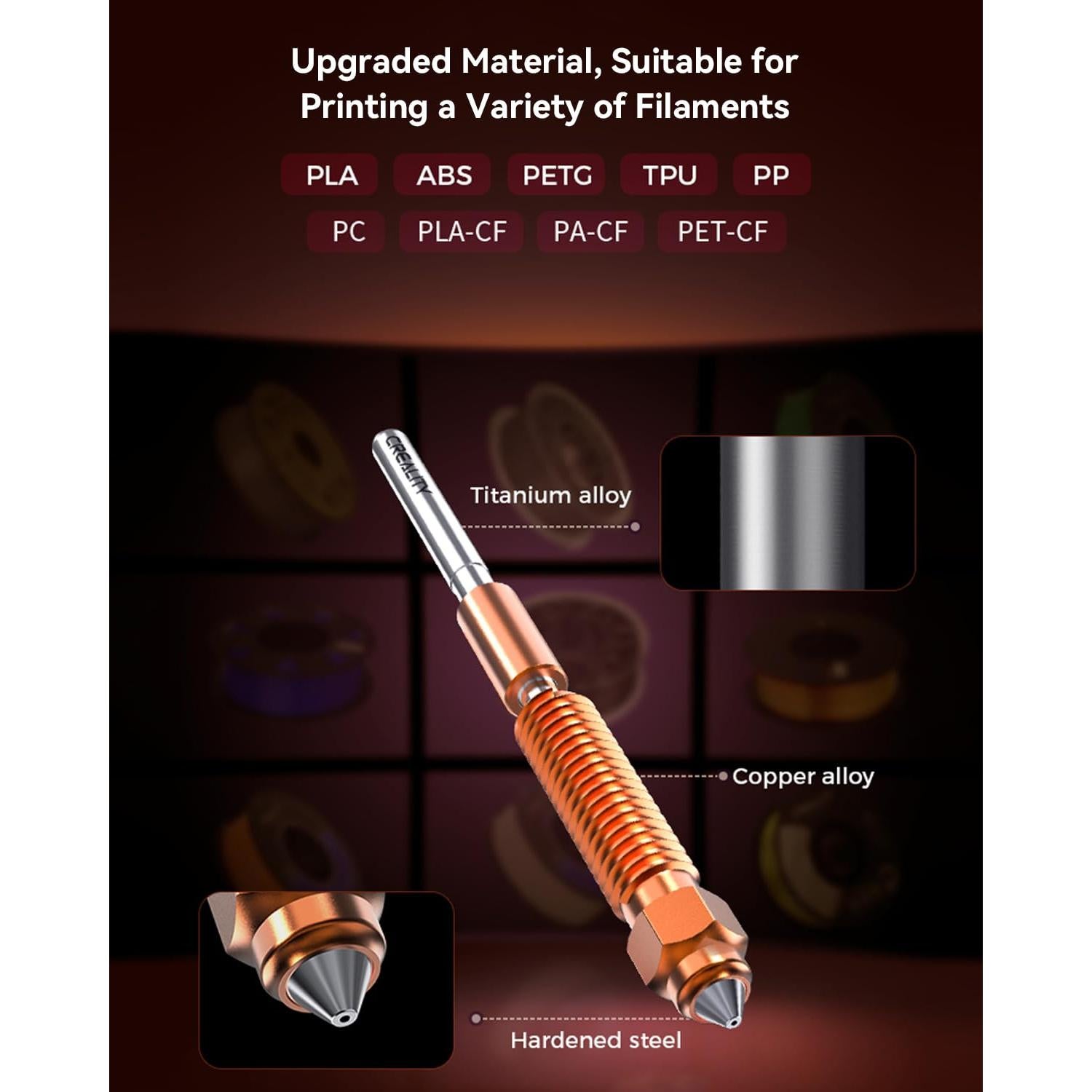 Kit de Bloque de Calentamiento Cerámico Creality K1 Max/K1C