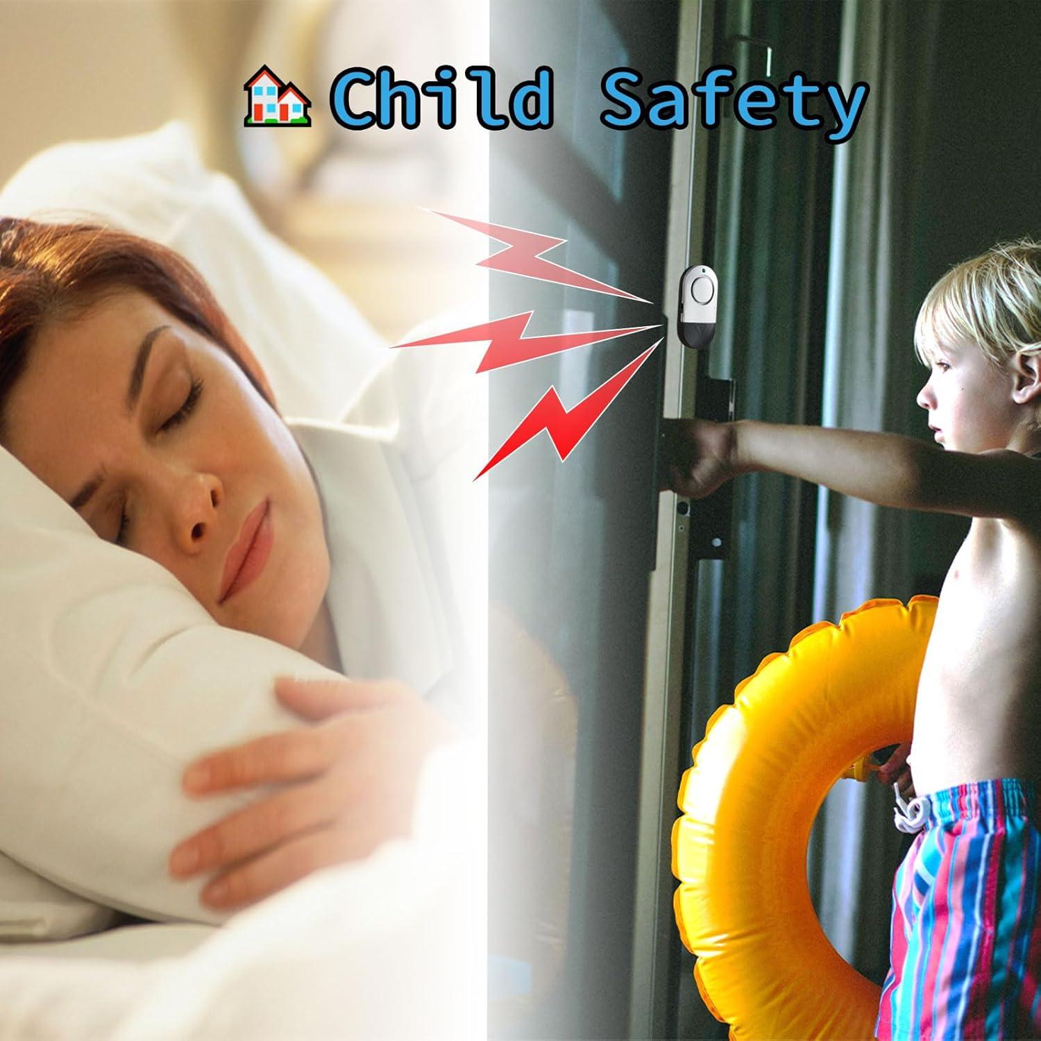 Alarmas de Puerta y Ventana Zabree 120 dB 4 Piezas