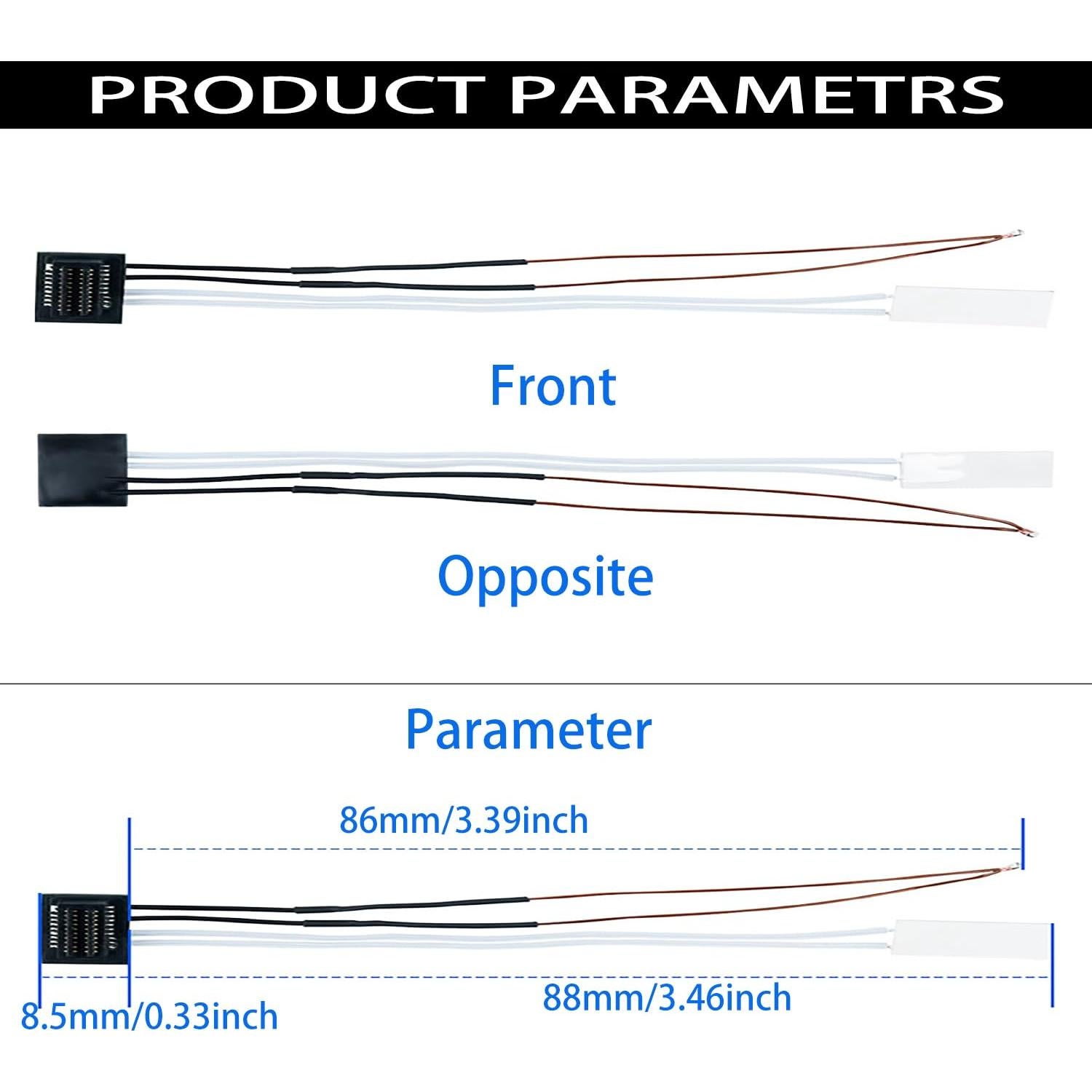Cartucho Calentador Cerámico y Termistor 24V 48W Bambu Lab P1P/P1S