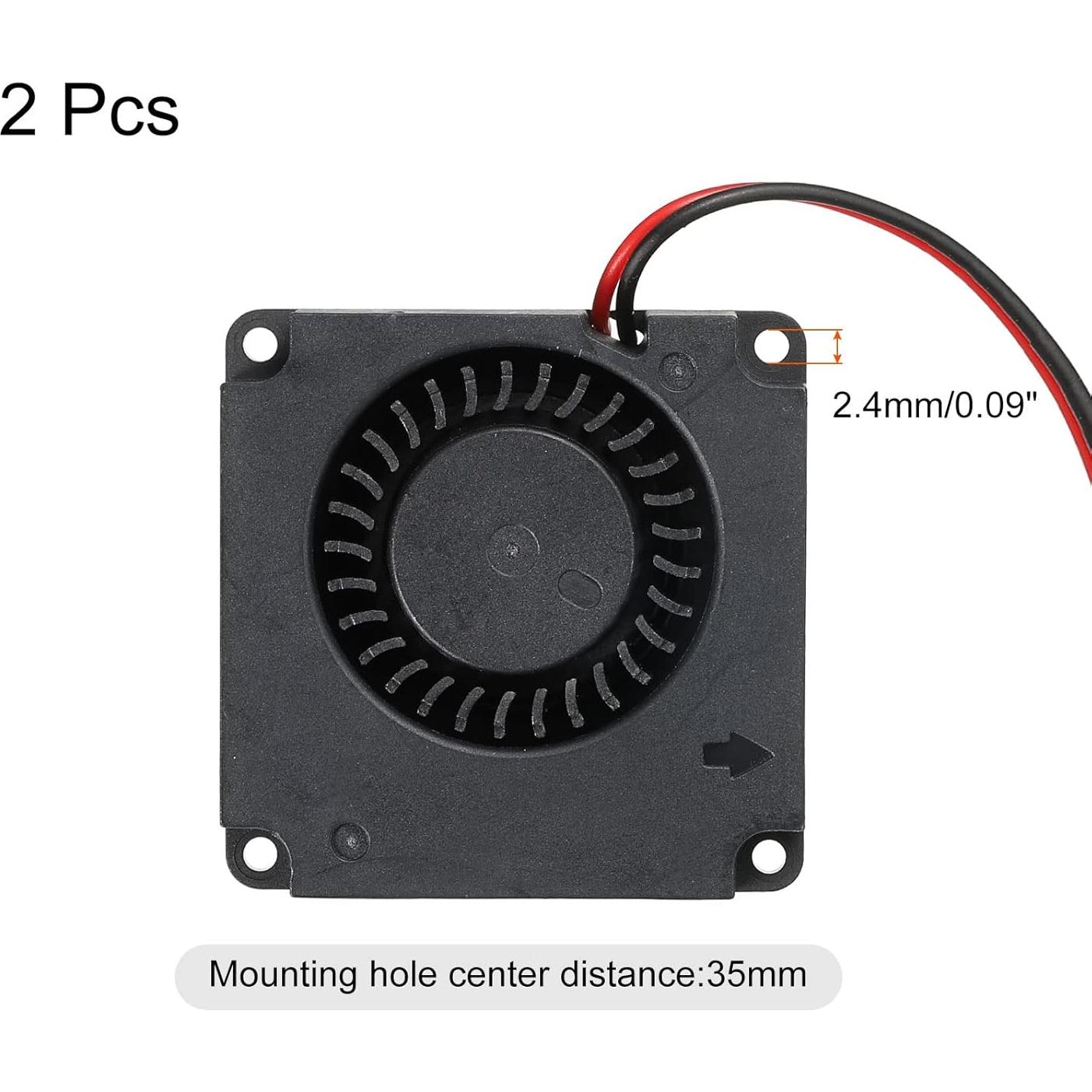 Ventilador de Enfriamiento MECCANIXITY DC 24V 40x40x10mm 2pcs