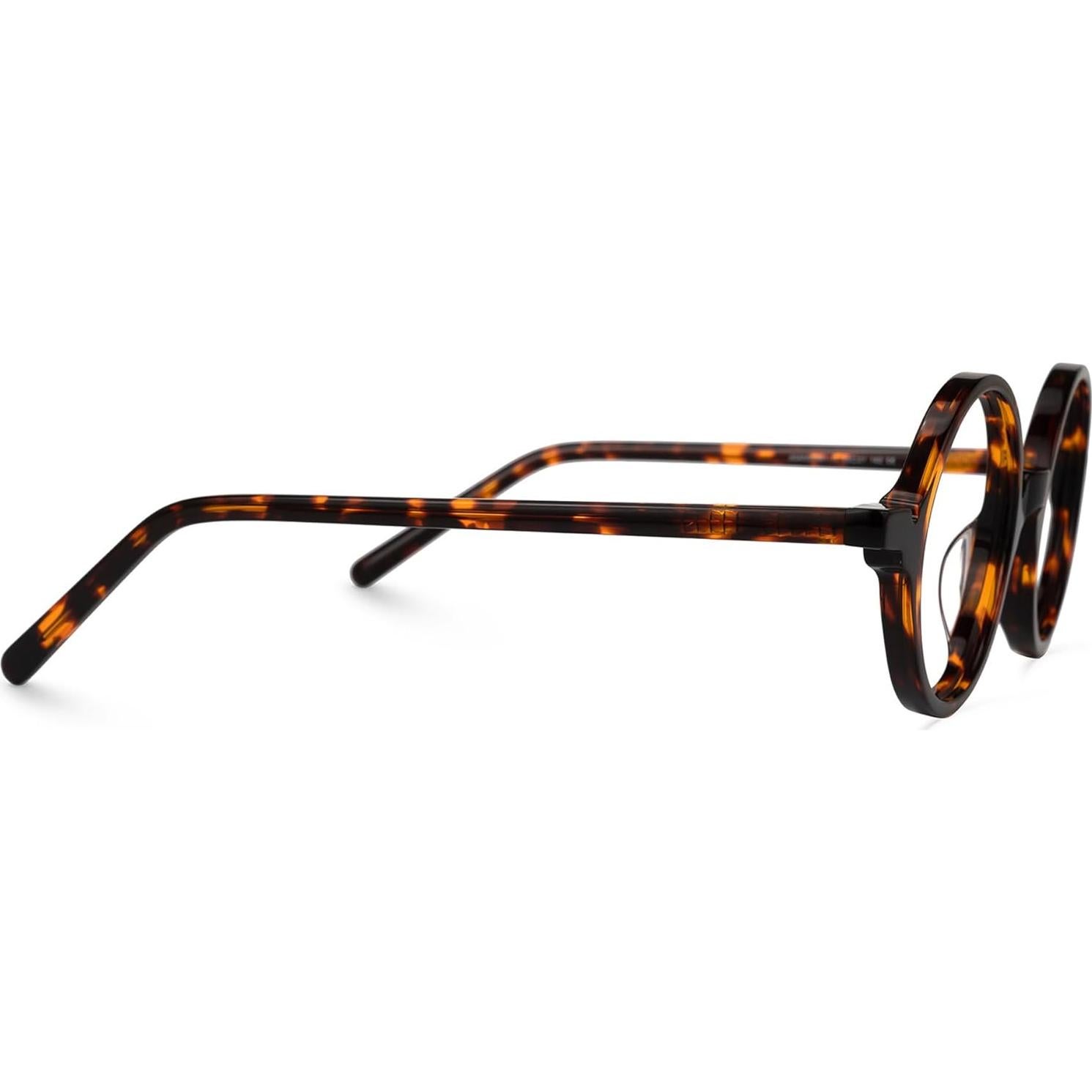 Gafas Redondas Vintage Zeelool Acetato Lente Claro