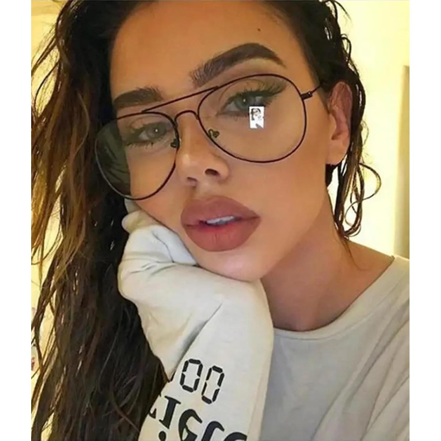 Gafas Aviador Unisex ZMS3025 Metal Lentes Transparentes