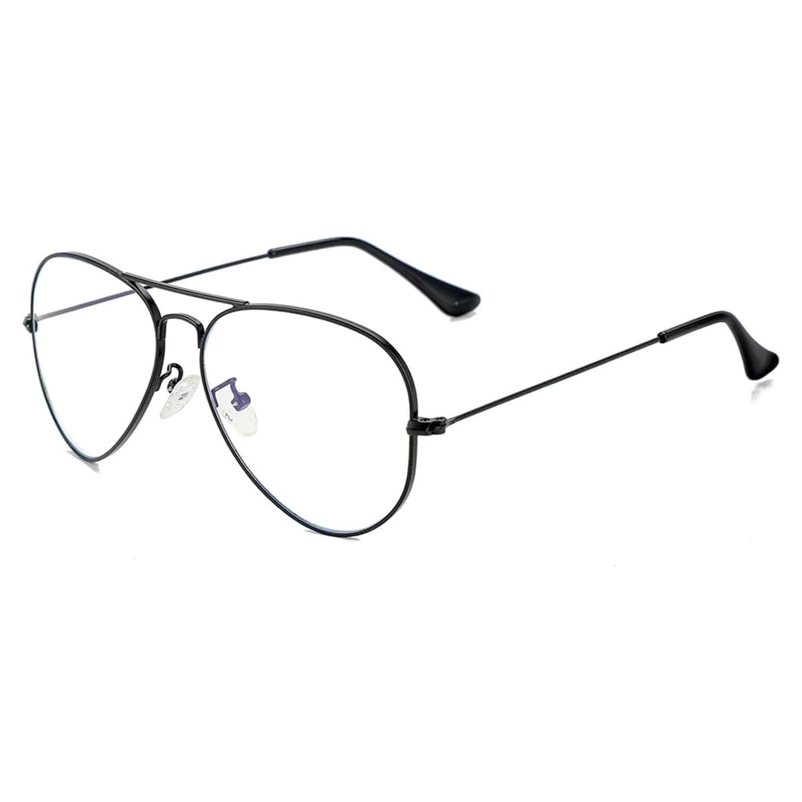Gafas Aviador Unisex ZMS3025 Metal Lentes Transparentes