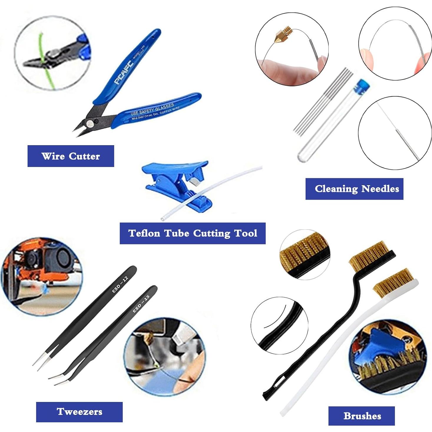 Kit de Herramientas para Impresora 3D Lankki 82 Pcs Accesorios