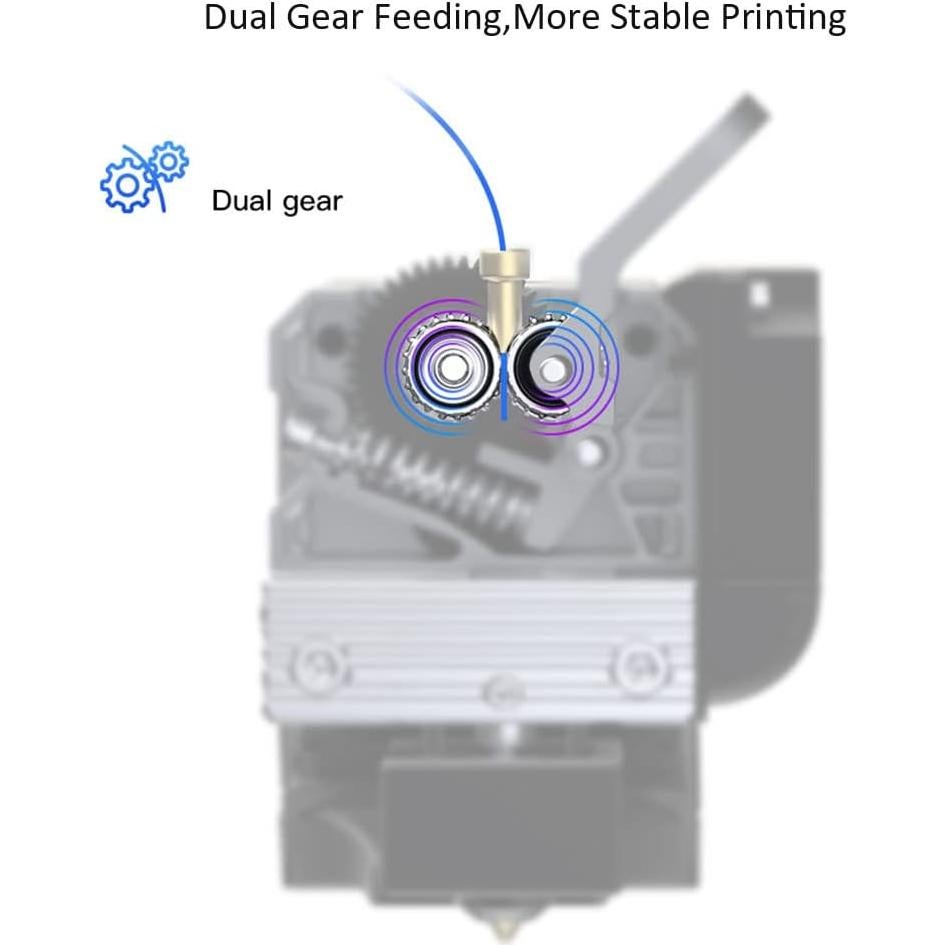 Kit Extrusora Directa Metal Completo Creality Sprite 80N